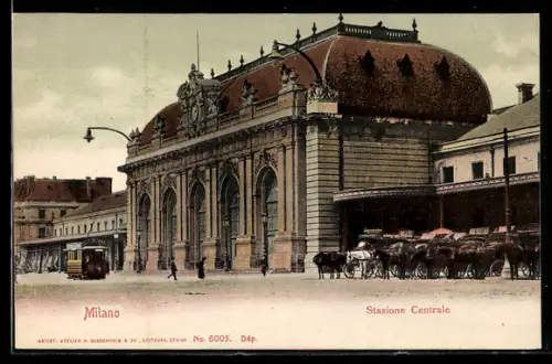 AK Milano, Stazione Centrale, Bahnhof