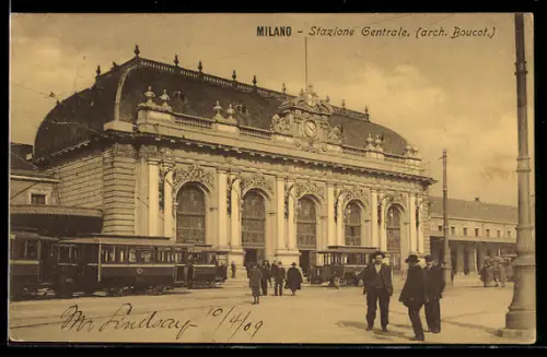 AK Milano, Stazione Centrale, Bahnhof