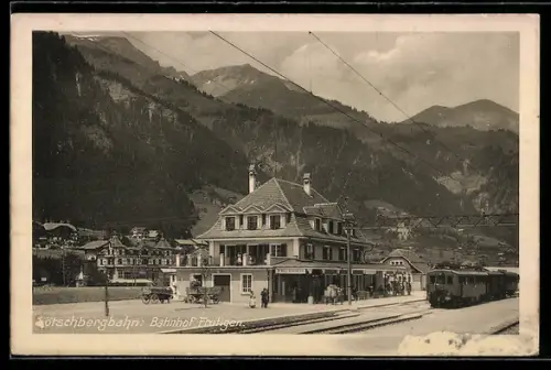 AK Frutigen, Bahnhof auf der Lötschbergbahn