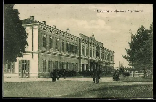 AK Vicenza, Stazione Ferroviaria, Bahnhof