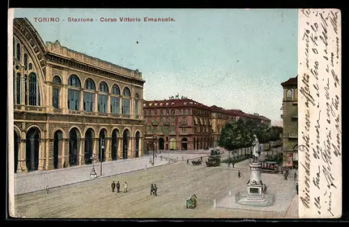 AK Torino, Stazione, Corso Vittorio Emanuele