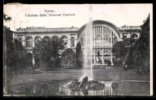 AK Torino, Facciata della Stazione Centrale