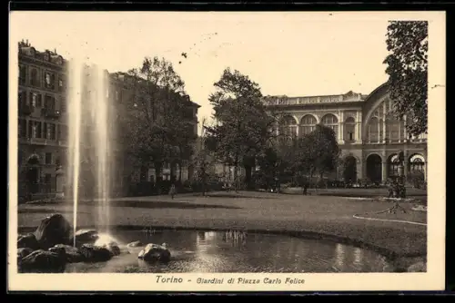 AK Torino, Giardini di Piazza Carlo Felice