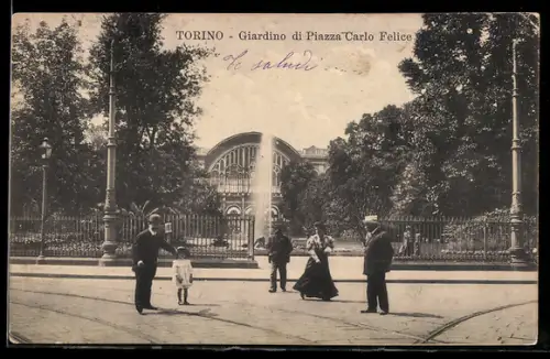 AK Torino, Giardino di Piazza Carlo Felice