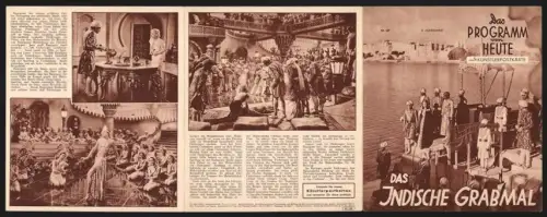 Filmprogramm DPH Nr. 157, Das indische Grabmal, Kitty Jantzen, La Jana, Hans Stüwe, Regie: Richard Eichberg