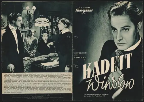 Filmprogramm IFB. Nr. 377, Kadett Winslow, Robert Donat, Margaret Leighton, Regie: Anthony Asquith