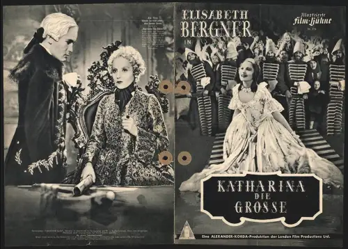 Filmprogramm IFB Nr. 376, Katharina die Grosse, Flora Robson, Douglas Fairbanks Jr., Regie: Paul Czinner