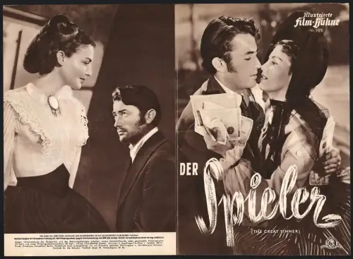 Filmprogramm IFB Nr. 3175, Der Spieler, Gregory Peck, Ava Gardner, Regie: Robert Siodmak