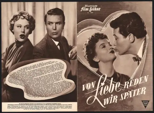 Filmprogramm IFB Nr. 1896, Von Liebe reden wir später, Gustav Fröhlich, Maria Holst, Liselotte Pulver, Regie: Karl Anton