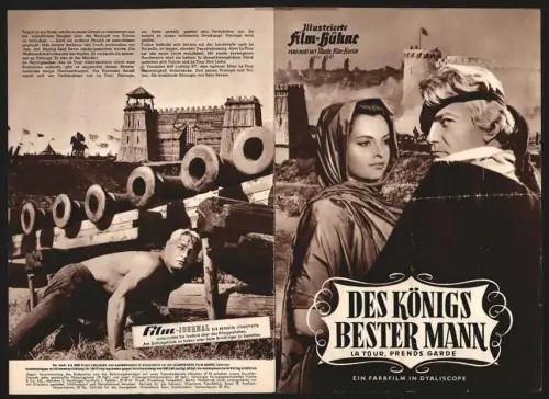 Filmprogramm IFB Nr. 4247, Des Königs bester Mann, Jean Marais, Nadja Tiller, Regie: Georges Lampin