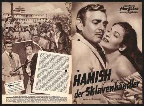 Filmprogramm IFB Nr. 4086, Hamish, der Sklavenhändler, Clark Gable, Yvonne de Carlo, Regie: Raoul Walsh