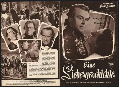 Filmprogramm IFB Nr. 2272, Eine Liebesgeschichte, Hildegard Knef, O.W. Fischer, Regie: Rudolf Jugert