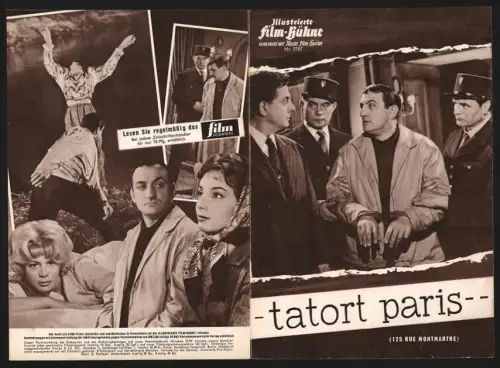 Filmprogramm IFB Nr. 5187, Tatort Paris, Lino Ventura, Robert Hirsch, Jean Desailly, Regie: Gilles Grangier