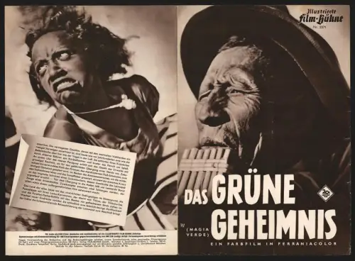 Filmprogramm IFB Nr. 2371, Das grüne Geheimnis, Regie: G.C. Napolitano