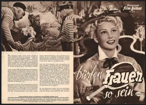 Filmprogramm IFB Nr. 2375, Dürfen Frauen so sein?, Vittorio De Sica, Dawn Addams, Regie: Glauco Pellegrini