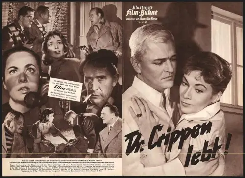 Filmprogramm IFB Nr. 4147, Dr. Crippen lebt, Peter van Eyck, Elisabeth Müller, Inge Meysel, Regie: Erich Engels