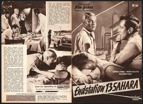 Filmprogramm IFB Nr. 6364, Endstation 13 Sahara, Carroll Baker, Peter van Eyck, Regie: Seth Holt
