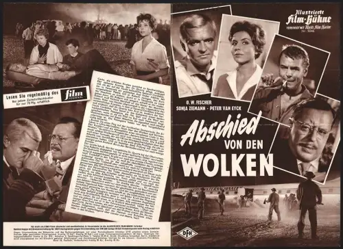 Filmprogramm IFB Nr. 5046, Abschied von den Wolken, O.W. Fischer, Sonja Ziemann, Regie: Gottfried Reinhardt
