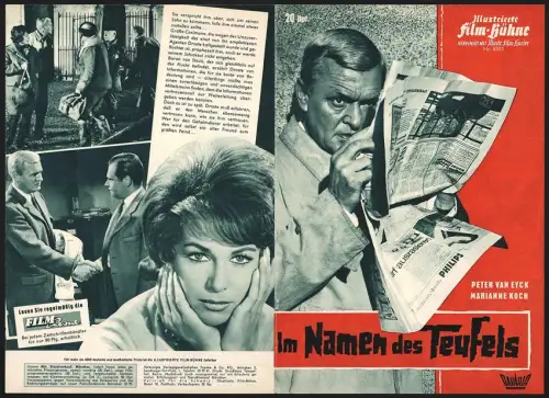 Filmprogramm IFB Nr. 6333, Im Namen des Teufels, Peter van Eyck, Marianne Koch, Regie: John H. Carstairs