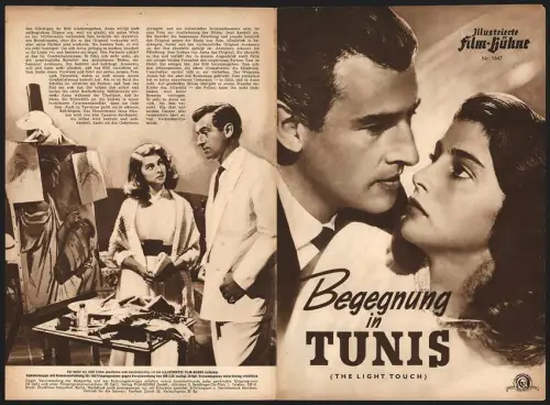 Filmprogramm IFB Nr. 1647, Begegnung in Tunis, Stewart Granger, Pier Angeli, Regie: Richard Brooks