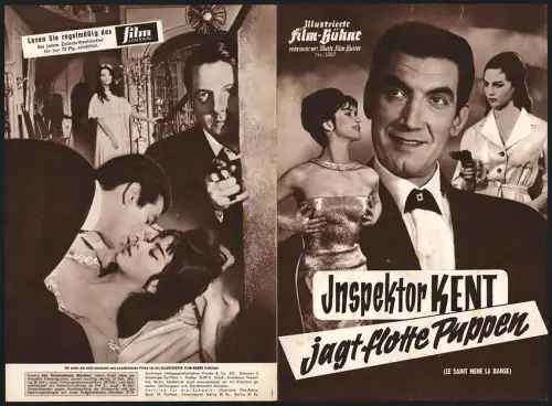 Filmprogramm IFB Nr. 5307, Inspektor Kent jagt flotte Puppen, Felix Marten, Jean Desailly, Regie: Jacques Nahum