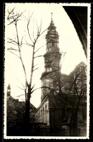 AK Berlin, Partie in der Sophienstrasse mit Sophienkirche