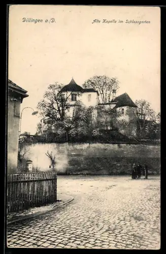 AK Dillingen a. D., Alte Kapelle im Schlossgarten