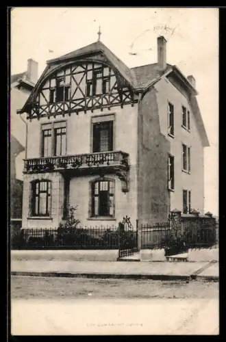 AK Elberfeld, Haus B. Müller in der Aussenansicht