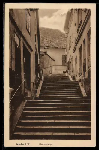 AK Minden i. W., Martinitreppe