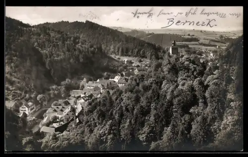 AK Berneck i. Fichtelgebirge, Teilansicht
