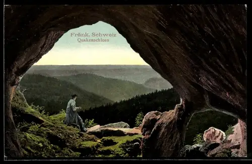 AK Muggendorf /Fränk. Schweiz, Quakenschloss