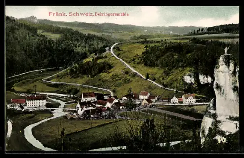 AK Behringersmühle, Teilansicht mit Strassenpartie