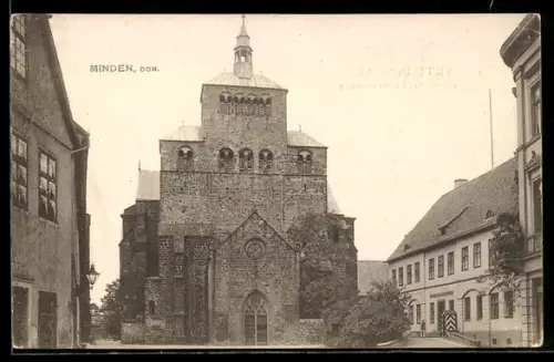 AK Minden, Dom mit Strassenpartie
