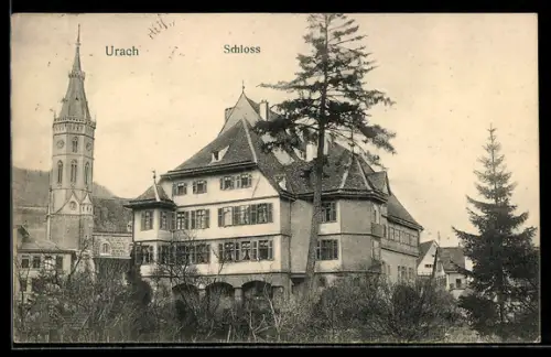 AK Urach, Schloss mit Kirche