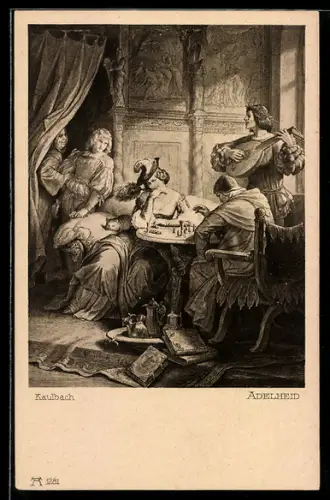 Künstler-AK Adelheid von W. von Kaulbach, Goethe
