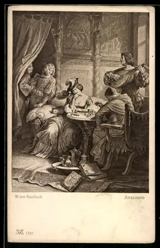 Künstler-AK Adelheid von W. von Kaulbach, Goethe