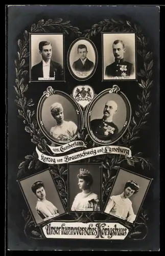 AK hannoversches Königshaus: Herzog Ernst August von Braunschweig u. Lüneburg