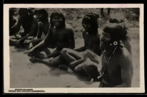 AK Indios Pilagas, Indios del Chaco, Argentina
