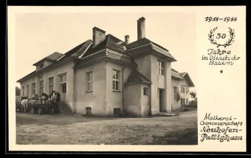 AK Neuhofen-Pattighofen, Gebäude der Molkerei-Genossenschaft