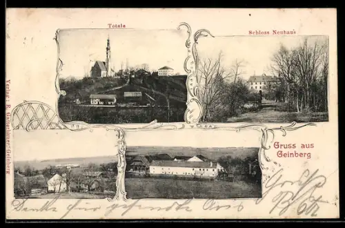 AK Geinberg, Totalansicht, Schloss Neuhaus