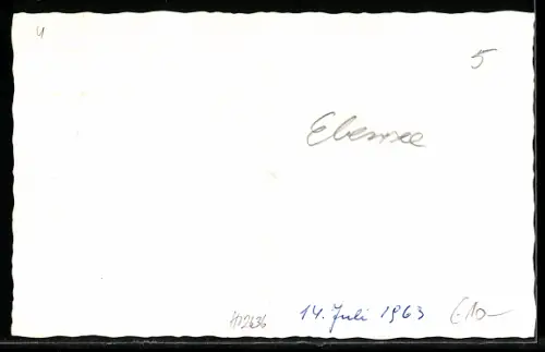 AK Ebensee, Strassenumzug 1963 mit Fahnenträger