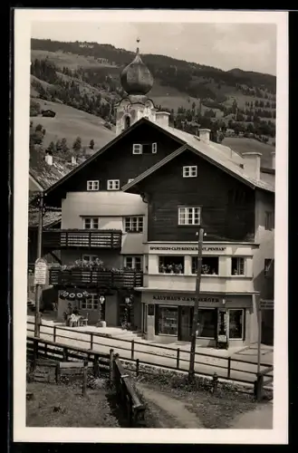 AK Zell am See, Sportheim-Café Gasthaus Penhab, Bes. J. u. M. Berger