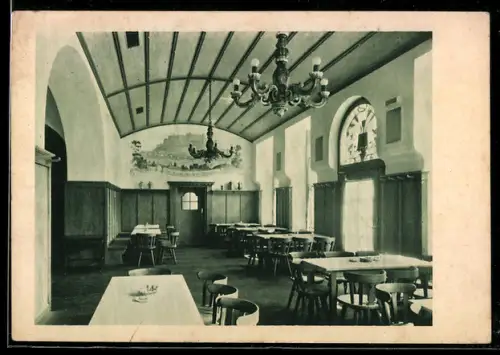AK Wien, Gasthaus Stieglbräu im Hotel Holzwarth, Mariahilferstrasse 156, Salzburger Zimmer