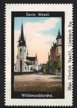 Reklamemarke Wesel, Serie Wesel, Willibrordikirche