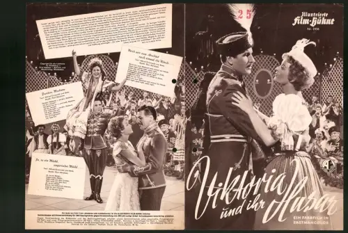 Filmprogramm IFB Nr. 2456, Viktoria und ihr Husar, Eva Bartok, Frank Felder, Georg Thomalla, Regie Rudolf Schundler
