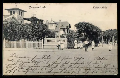 AK Travemünde, Partie in der Kaiserallee