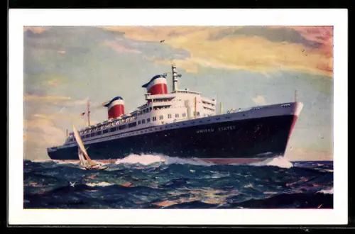 AK Passagierschiff S.S. United States, Flaggschiff der United States Lines