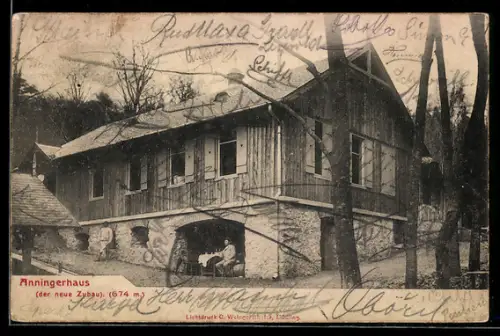 AK Anningerhaus, Blick auf den neuen Zubau