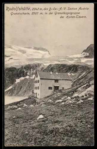 AK Rudolfshütte, Granatscharte in der Granatkogelgruppe