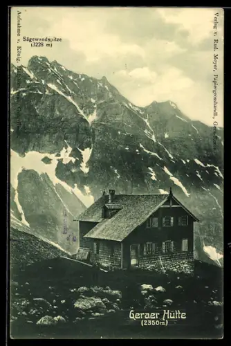 AK Geraer Hütte, Sägewandspitze